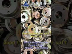 Rozjaśniacz Niezawierający cyjanku Alkaliczny cynk do galwanizacji Dobra wytrzymałość Powłoka ZN-500